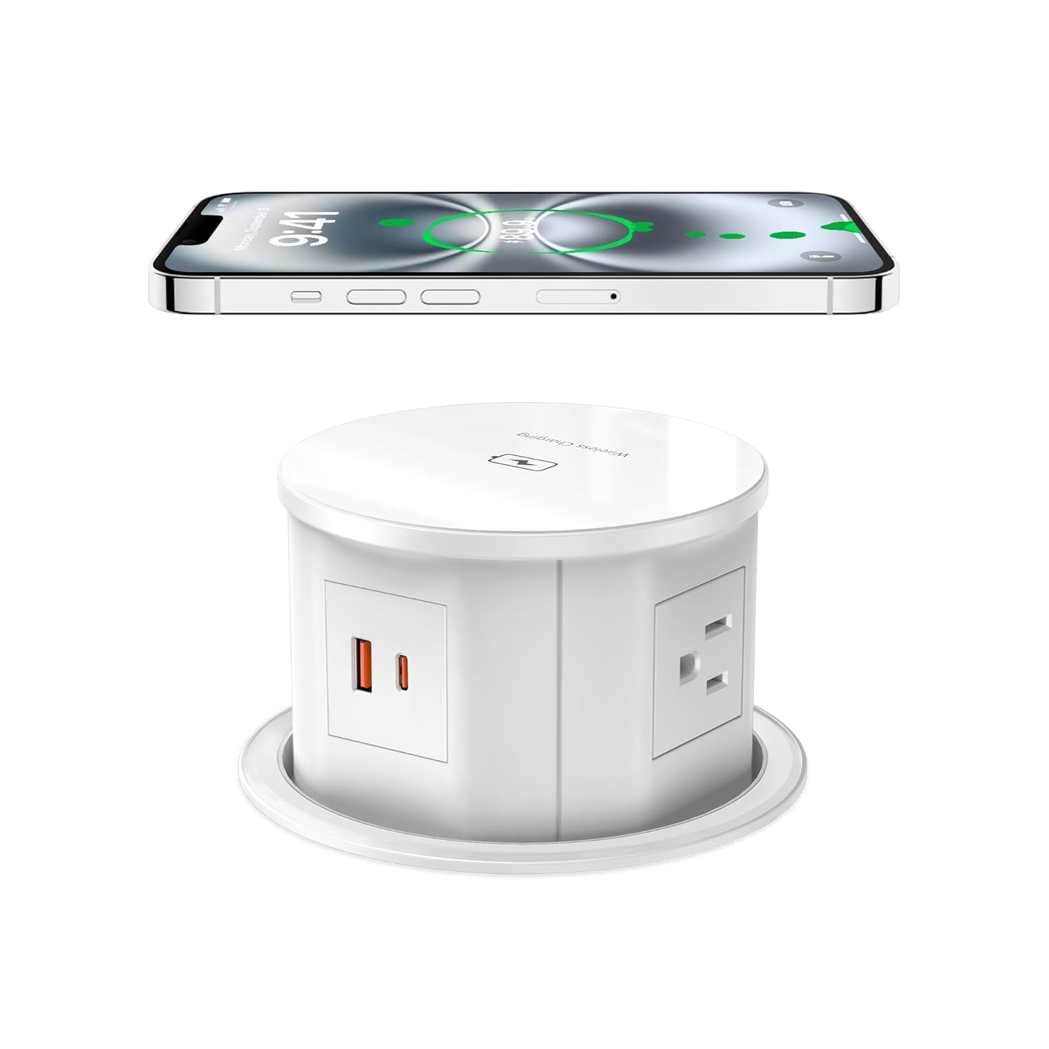 AirStation Wireless Pop-Up Countertop Outlet - 4.75″ Hole
