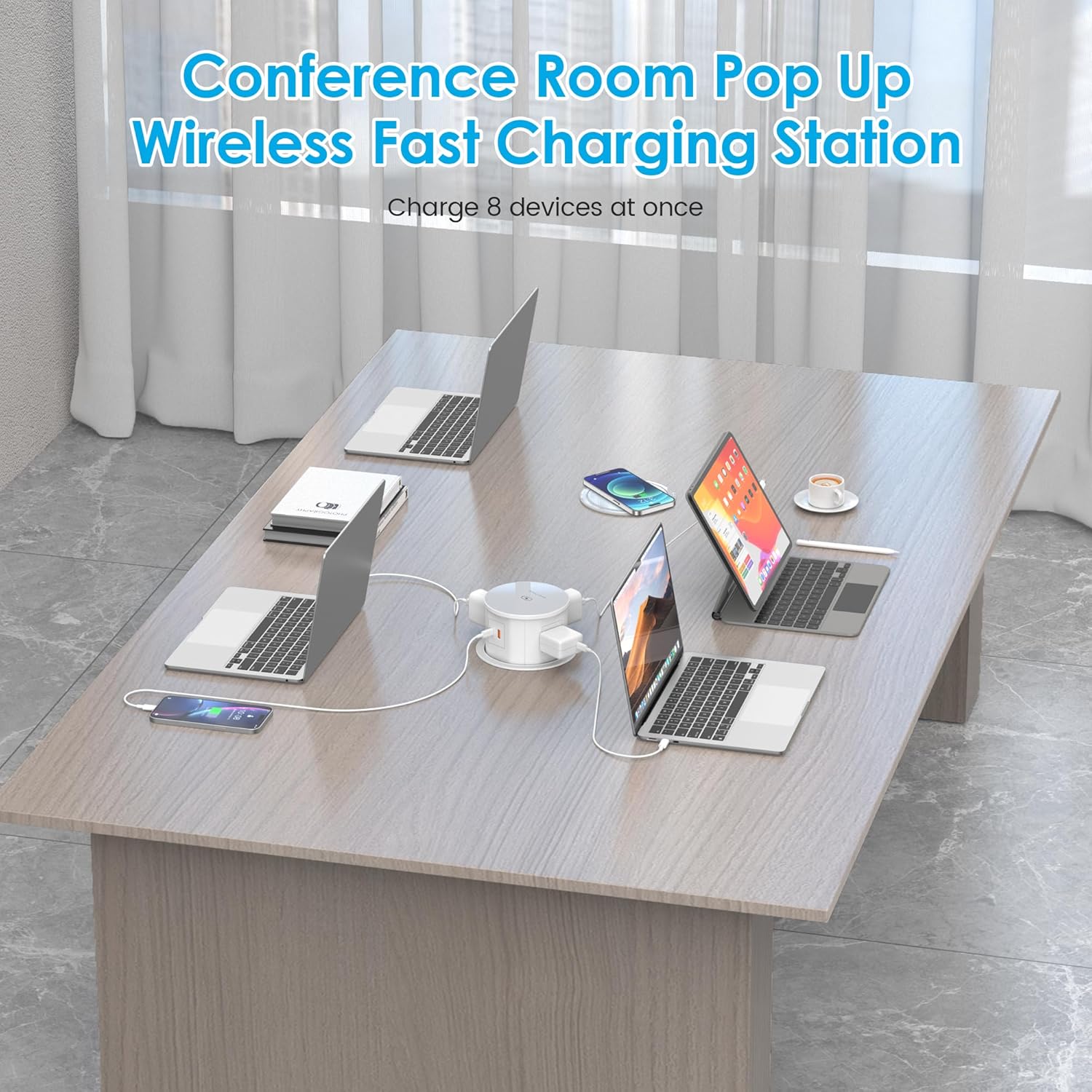 AirStation Wireless Pop-Up Countertop Outlet - 4.75″ Hole 