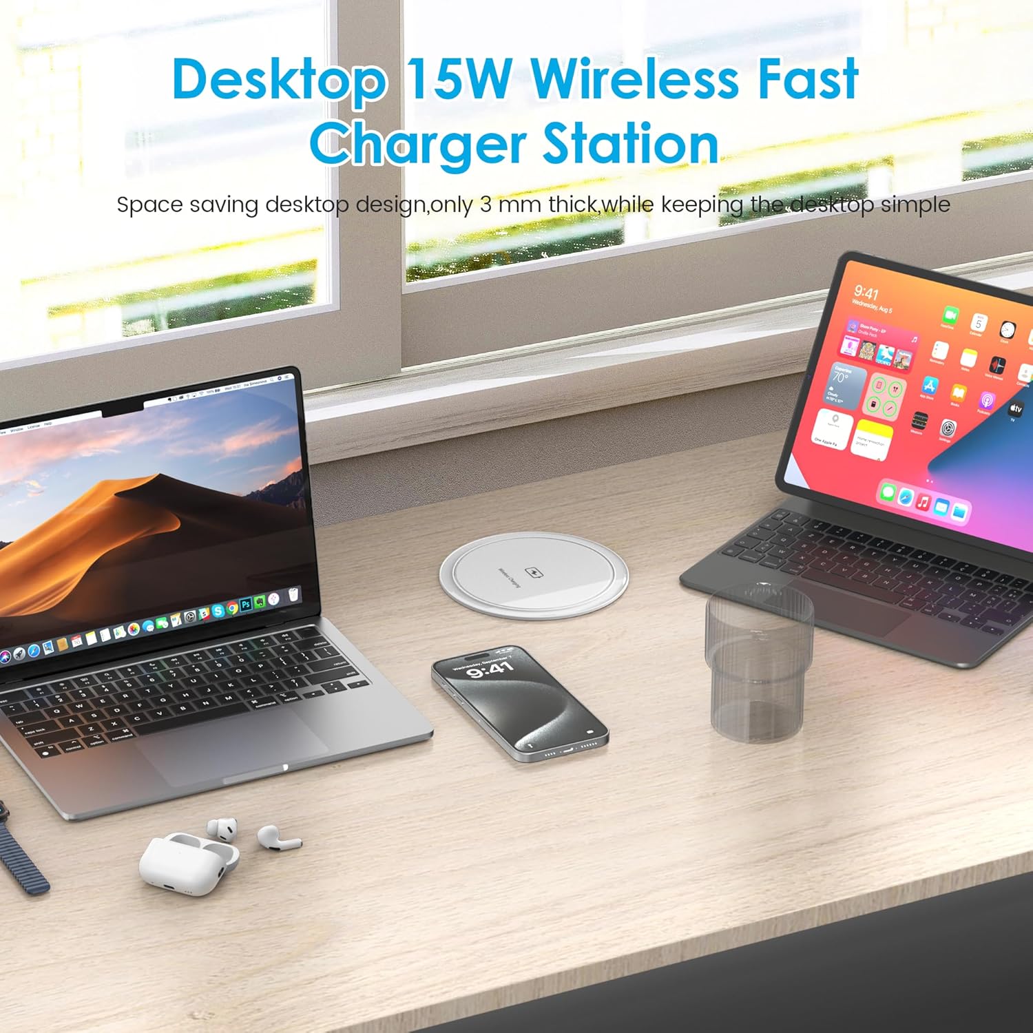 AirStation Wireless Pop-Up Countertop Outlet - 4.75″ Hole 